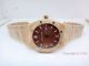 Copy Audemars Piguet Royal Oak Women  34mm Watch Quartz Rose Gold Brown Dial (2)_th.jpg